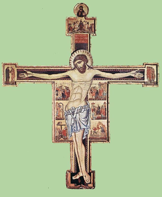 COPPO DI MARCOVALDO Crucifix  dfg oil painting image